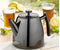Vaja® Juliette Theepot - Dubbelwandig - 1.0L met Filter - Glimmend Zwart