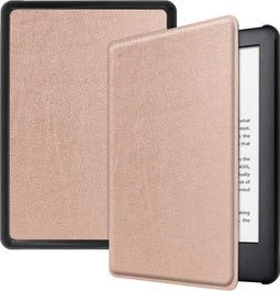 imoshion Ereader Cover / Hoesje Geschikt voor Amazon Kindle 10 - imoshion Slim Hard Case Sleepcover Bookcase - Rosé Goud