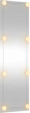 vidaXL - Wandspiegel - met - LED's - rechthoekig - 30x100 - cm - glas