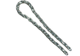 MasterLock - Hardstalen Ketting 0,60m x10mm - Gehard staal - Vinyl beschermhul