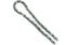 MasterLock - Hardstalen Ketting 0,60m x10mm - Gehard staal - Vinyl beschermhul