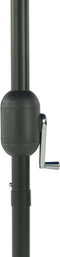 vidaXL - Parasol - met - aluminium - paal - 270 - cm - azuurblauw