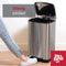 Dirt Devil Pedaalemmer 20L - Afvalemmer Soft Close - RVS Zilver - 30 x 29 x 52.5 cm