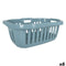 Wasmand Tontarelli Hipster Blauw 50 L 66 x 44 x 25 cm (6 Stuks)