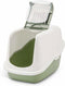 Savic Nestor Happy Planet - Kattentoilet - Opklapbare voorkant - Wit Groen