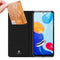 Dux Ducis - Slim bookcase hoes - Geschikt voor Xiaomi Redmi Note 11 - Zwart