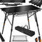 tectake® Campingtafel Tina - Opvouwbare aluminium klaptafel - In hoogte verstelbaar - Zwart
