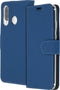 Accezz Hoesje Geschikt voor Huawei P30 Lite Hoesje Met Pasjeshouder - Accezz Wallet Softcase Bookcase - Blauw