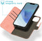 iMoshion Hoesje Geschikt voor iPhone 14 Hoesje Met Pasjeshouder - iMoshion Uitneembare 2-in-1 Luxe Bookcase - Roze