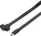 Renkforce RF-3415026 - USB-kabel USB 3.2 Gen1 USB-C 0.50 m - Bevestigingsmogelijkheid - Zwart