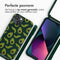 iMoshion Hoesje Geschikt voor iPhone 13 Hoesje Met Koord - iMoshion Siliconen design hoesje met koord - Groen / Avocado Green