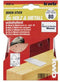KWB 493608 - Schuurschijf 96 x 136 mm - Korrel 80 - Klittenbandhechting