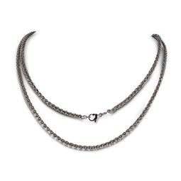 Silventi Lockits 980600268 Stalen Collier - 42 + 5 cm - Zilverkleurig