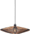 GOOD&MOJO Hanglamp Iguazu - Jute/Zwart - Ø55cm - - Hanglampen Eetkamer, Slaapkamer, Woonkamer