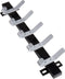 Wandkapstok Basic 100 cm breed 10 jashaken Aluminium