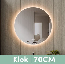 Beloura Badkamerspiegel - Ronde Spiegel - LED - Dimbaar - 70 cm