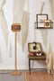 GOOD&MOJO Wandlamp Andes - Bamboe Zwart/Naturel - 50x32x45cm - Binnen Scandinavisch,Bohemian