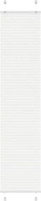 vidaXL - Plissé - rolgordijn - 45x200 - cm - stofbreedte - 44,4 - cm - polyester - wit