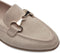 Tamaris dames loafers - elastische instap met gesp - beige - Maat 39