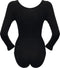 MAGIC Bodyfashion Longsleeve Bodysuit - Eco-vriendelijk Tanboocel™ Bamboe - Zwart - Maat S
