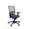 Piqueras y Crespo 3D036G0 - Bureaustoel - Verstelbare hoogte met armleuning - Marineblauw
