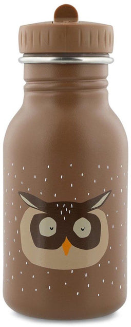 Trixie Mr. Owl - RVS Drinkfles - Lekvrij - 350ml - Bruin