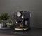 Swan Gatsby Espressomachine – Gemalen Koffie & Pads – Met Melkopschuimer – Zwart/Goud
