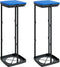 vidaXL - Vuilniszakhouders - 2 - st - 120 - L - PP - zwart - en - blauw