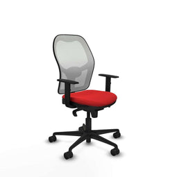 Piqueras y Crespo 1D036N0 - Bureaustoel - Hoogteverstelbaar met armleuning - Rood
