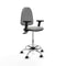 Piqueras y Crespo B2D05RP - Bureaustoel - Hoogteverstelbaar met armleuning - Lichtgrijs