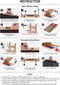 NZQXJXZ - Cornhole Speelset - Compleet Hout - Draagbaar Design