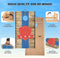 NZQXJXZ - Cornhole Speelset - Compleet Hout - Draagbaar Design