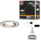 Paulmann Nova Plus - LED-inbouwlamp - zwenkbaar IP65 30° GU10 7W 460lm 2700K Staal geborsteld