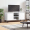 vidaXL - Tv-meubel - 104x35x50 - cm - bewerkt - hout - hoogglans - wit