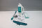 Leifheit Dry & Clean - raamzuiger met inwasser en steel - 43 cm - Turquoise