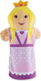 Melissa & Doug Kasteelvriendjes handpoppen (set van 4) - Prins, prinses, ridder en draak