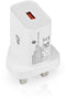 Nedis WCQC302AWTUK - USB-wandlader - Quick Charge 3.0 - Wit