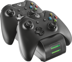 Trust GXT 247 - Dubbel oplaadstation - 2 controllers opladen - Zwart (2 stuks)