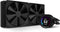 NZXT Kraken Elite 280 - Vloeistof-koelsysteem afmeting radiator 280mm - voor Intel LGA 1700, 1200, 115X, AMD AM5, AM4, sTRX4, TR4 - 2 x F140P fans - Koper, Aluminium, plastic - RGB - zwart