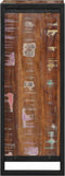 vidaXL - Nachtkastje - 40x30x80 - cm - massief - gerecycled - hout