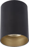 Atmooz - Opbouwspot Nuo Fix Zwart - Plafondspot - Slaapkamer / Woonkamer - Hoogte 10cm