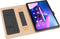 Lunso - Geschikt voor Lenovo Tab M10 Plus Gen 3 (3e generatie) - Luxe Bookcase hoes - Zwart