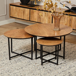 Salontafel RichWood - Set van 3