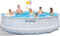 Ø 488 x 122 cm Intex Chevron Prism Frame PREMIUM zwembad set rond