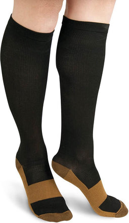 O'DADDY® Compressie sokkken duopack - compressiekousen - sportsokken uniseks - zwart s/m