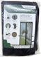 O'DADDY Deurgordijn Deluxe FIBER - Magnetisch Vliegengordijn - Voor Nieuwbouw en Standaard Deuren - Eenvoudige Installatie - Zwarte Hor - 184x230 cm