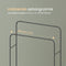 O'DADDY® Industrieel Kledingrek met 2 Stangen - Garderoberek - Schoenenrek - 110 x 54 x 150 cm - Zwart Metaal
