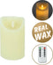 O'DADDY® LED Kaarsen - Led kaarsen met bewegende vlam - led kaarsen met afstandbediening - led kaars - led kaarsen met timer - led kaarsen met flikkerende vlam - met timer en dim functie - Warm Wit Licht - Crème - 1 stuk 12.5 - 8d