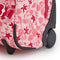 O Rugzaktrolley - Rugzak met Wielen - Schooltas voor Meisjes - Schoolrugzak met Wielen - Rugzak met Laptopvak 15 inch - Pink Leaves