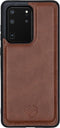 iMoshion Hoesje Geschikt voor Samsung Galaxy S20 Ultra Hoesje Met Pasjeshouder - iMoshion Uitneembare 2-in-1 Bookcase met rits - Bruin